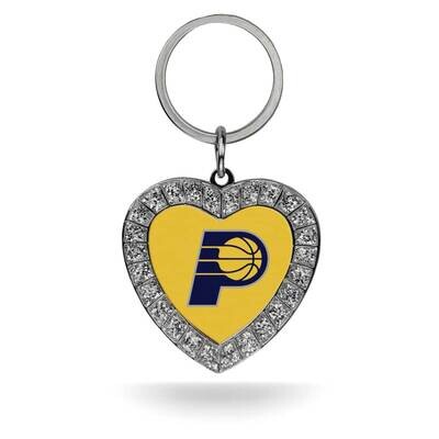 NBA Indiana Pacers Rhinestone Heart Key Ring GC7911, MPN: GC7911, 767345424914