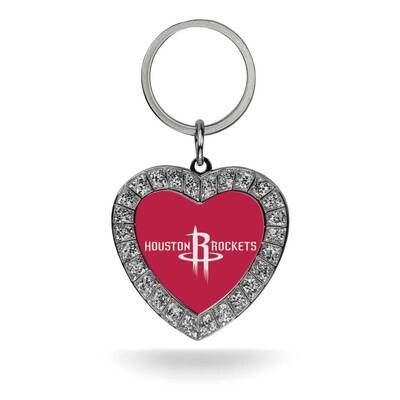 NBA Houston Rockets Rhinestone Heart Key Ring GC7910, MPN: GC7910, 94746939885