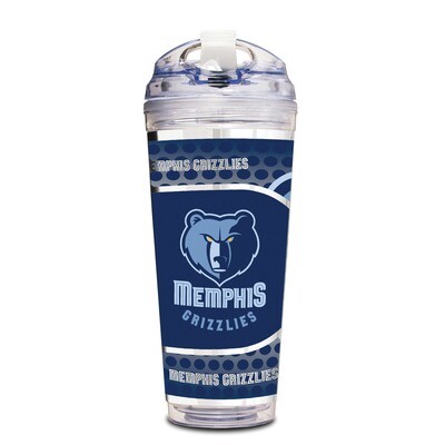 NBA Memphis Grizzlies 24 oz Double Wall Acrylic Tumbler GC6647, MPN: GC6647,
