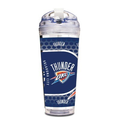 NBA Oklahoma City Thunder 24 oz Double Wall Acrylic Tumbler GC6653, MPN: GC6653,