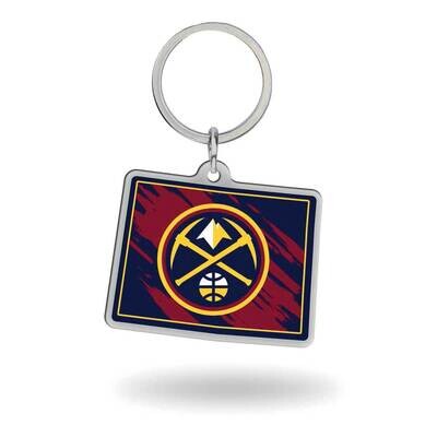 NBA Denver Nuggets-Colorado State Shaped Key Ring GC8020, MPN: GC8020, 767345483119
