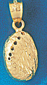 Dazzlers Jewelry Seashell Shell Pendant Necklace Charm Bracelet in Yellow, White or Rose Gold 272, …