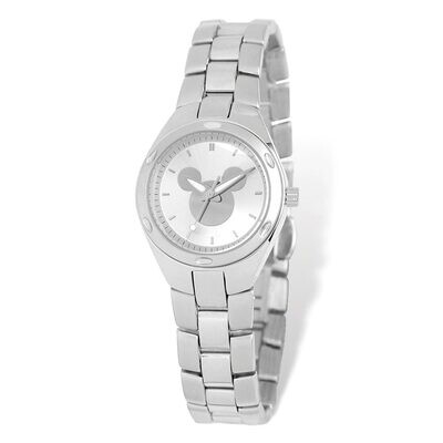 Ladies Disney Silver Dial Mickey Mouse Silhouette Watch  XWA5150, MPN: XWA5150, 843231080751