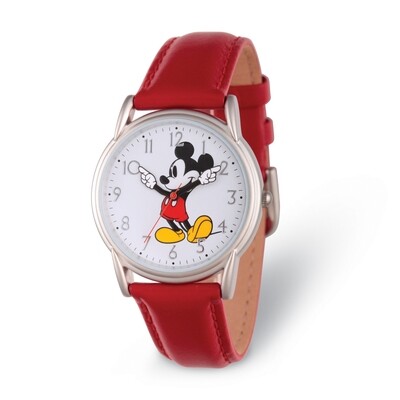 Disney Adult Size Red Strap Mickey Mouse with Moving Arms Watch  XWA5771, MPN: XWA5771, 843231091719