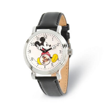 Disney Adult Size Black Strap Mickey Mouse with Moving Arms Watch  XWA5770, MPN: XWA5770, 843231091…