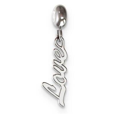 Memi Love Charm Sterling Silver Rhodium-plated ME117-SS, MPN: ME117-SS,