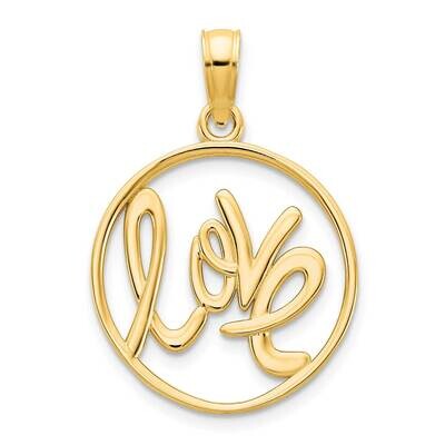 Love Charm 14k Gold D5169, MPN: D5169,