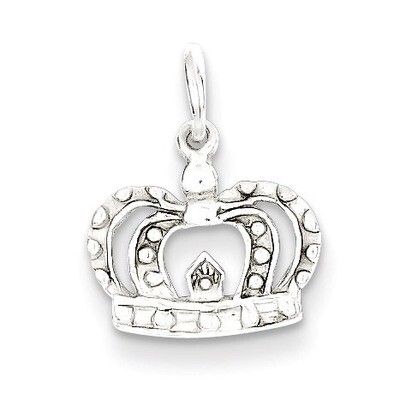 Crown Charm Sterling Silver QC256, MPN: QC256, 883957977508