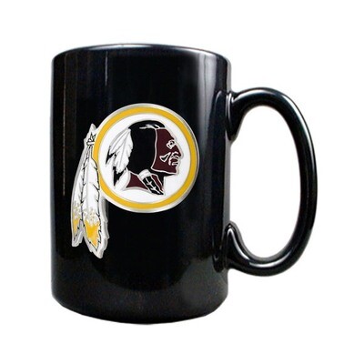 Washington Redskins 15oz Black Ceramic Mug GC163, MPN: GC163, 89006592276