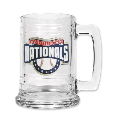 Washington Nationals 15oz Glass Tankard GC3089, MPN: GC3089, 89006709551