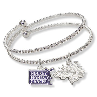 Washington Capitals Support Hfc Crystal Bracelet CAP075BR-HFC