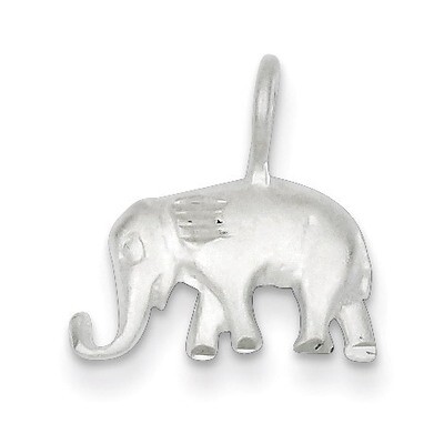 Elephant Pendant Sterling Silver QC5067, MPN: QC5067, 883957568171