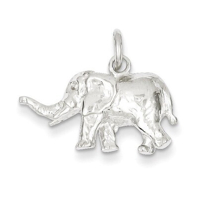 Elephant Charm Sterling Silver QC913, MPN: QC913, 883957917887