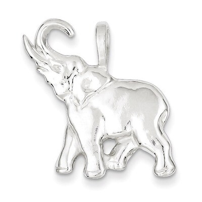 Elephant Charm Sterling Silver QC2557, MPN: QC2557, 883957906119