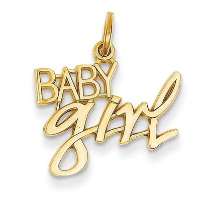 Baby Girl Charm 14k Gold C1068, MPN: C1068, 883957854809