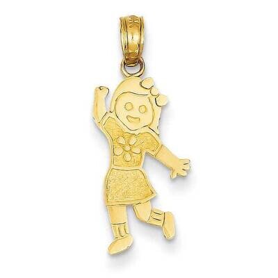 Girl Pendant 14k Gold K3172, MPN: K3172, 637218136209