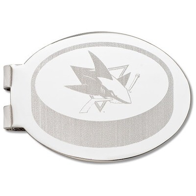 San Jose Sharks Engraved Money Clip SHA095-MC