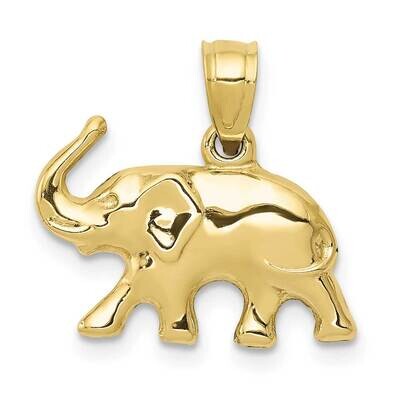 3-D Elephant Pendant 10k Gold 10C3533, MPN: 10C3533,