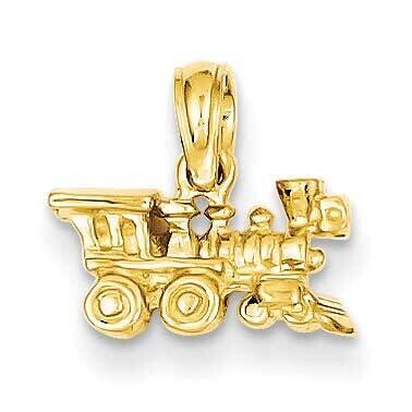 3-D Locomotive Pendant 14k Gold D1217, MPN: D1217, 637218092178