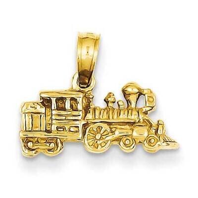 3-D Locomotive Pendant 14k Gold D1216, MPN: D1216, 637218092185