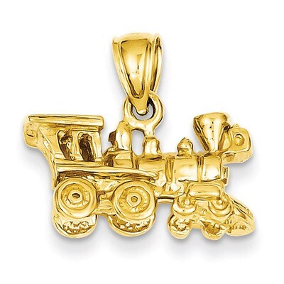 3-D Locomotive Pendant 14k Gold D3304, MPN: D3304, 637218045716
