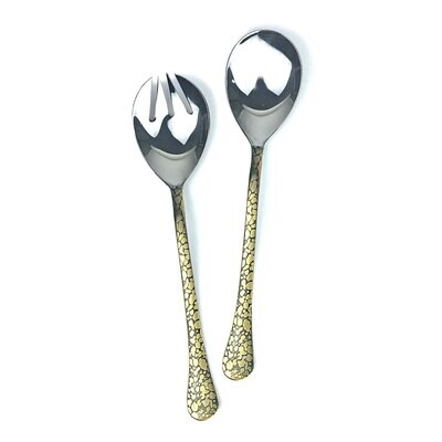 Michael Wainwright Panthera Gold Salad Servers 43PA28, MPN: 43PA28, 810027200716