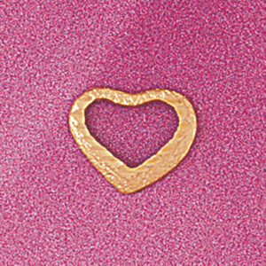 Dazzlers Jewelry Floating Heart Pendant Necklace Charm Bracelet in Yellow, White or Rose Gold 4009,…