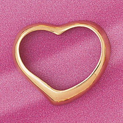 Dazzlers Jewelry Floating Heart Pendant Necklace Charm Bracelet in Yellow, White or Rose Gold 4005,…