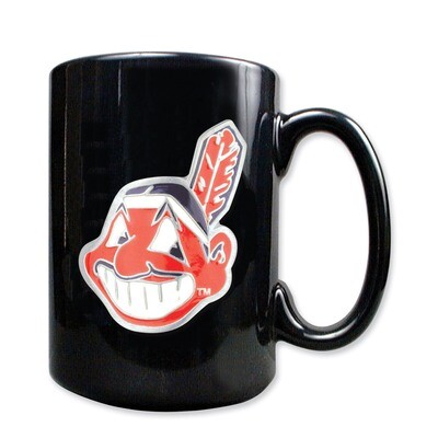Cleveland Indians 15oz Black Ceramic Mug GC787, MPN: GC787, 737538600258