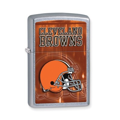 Zippo Cleveland Browns High Polish Chrome Lighter GL6564, MPN: GL6564, 191693108910