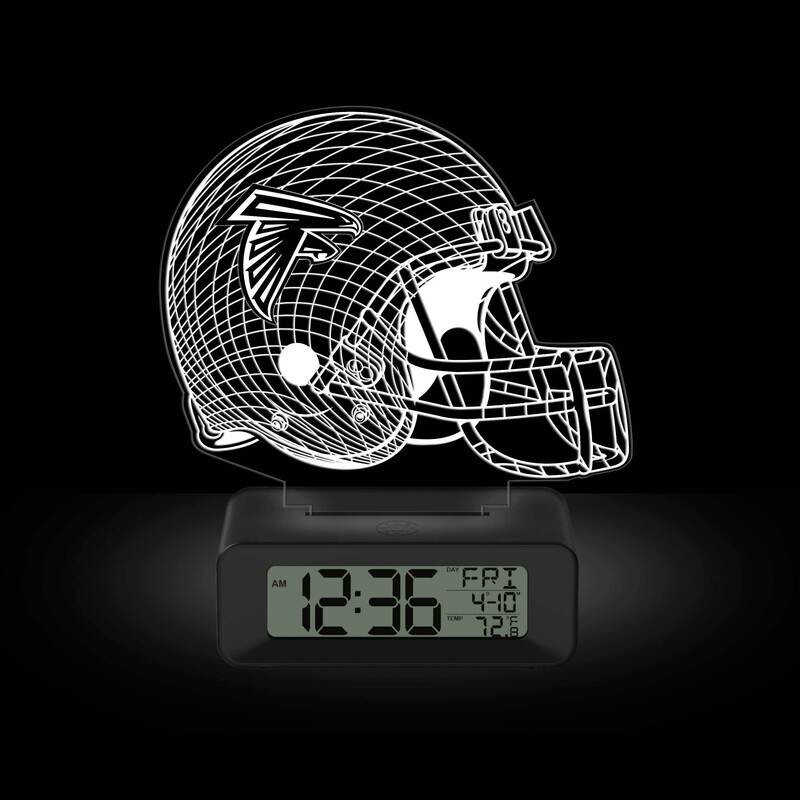 Game Time Atlanta Falcons LED 3D Illusion Alarm Clock GM25317-ATL