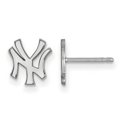 MLB New York Yankees Ny Extra Small Post Earrings 10k White Gold 1W049YAN, MPN: 1W049YAN, 191101780…