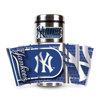 Yankees 360 Metallic Wrap 16oz Stainless Tumbler GC3809, MPN: GC3809, 89006339642