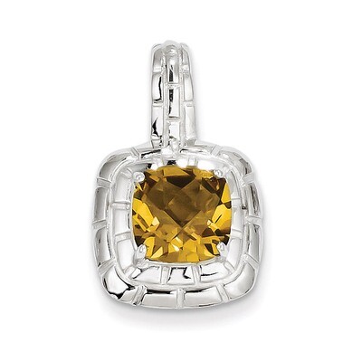 Whiskey Quartz Pendant Sterling Silver QP2939WQ, MPN: QP2939WQ, 883957014777