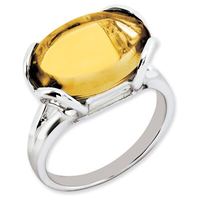 Whiskey Quartz Ring Sterling Silver QR2952WQ, MPN: QR2952WQ, 886774198200