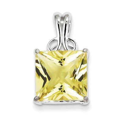 Lemon Quartz Pendant Sterling Silver QP2912LQ, MPN: QP2912LQ, 883957401461
