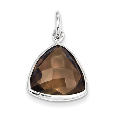 Smokey Quartz Pendant Sterling Silver QP2894SQ, MPN: QP2894SQ, 883957009957