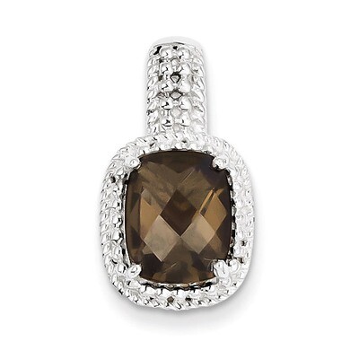 Smokey Quartz Pendant Sterling Silver QP2950SQ, MPN: QP2950SQ, 883957010410