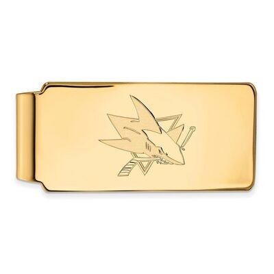 San Jose Sharks Money Clip 14k Yellow Gold 4Y016SHA, MPN: 4Y016SHA, 886774740157