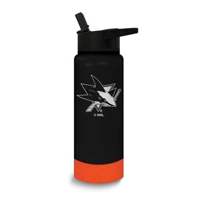 NHL San Jose Sharks Stainless JR Water Bottle GM26114-SHA, MPN: GM26114-SHA,