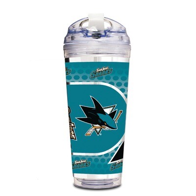 NHL San Jose Sharks 24 oz Double Wall Acrylic Tumbler GC6716, MPN: GC6716,