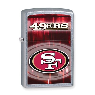 Zippo San Francisco 49ers High Polish Chrome Lighter GL6583, MPN: GL6583, 191693109115