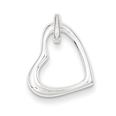 Heart Pendant Sterling Silver QP2789, MPN: QP2789, 883957578682
