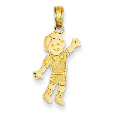 Boy Pendant 14k Gold K3173, MPN: K3173, 637218136193