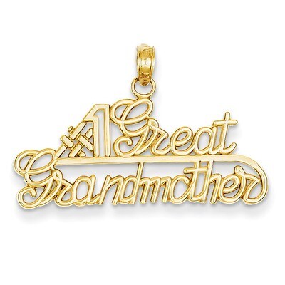 #1 Great Grandmother Charm 14k Gold K4725, MPN: K4725, 637218023950