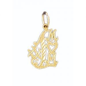 Dazzlers Jewelry Number One Mom Pendant Necklace Charm Bracelet in Yellow, White or Rose Gold 9820,…