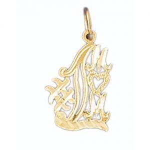 Dazzlers Jewelry Number One Mom Pendant Necklace Charm Bracelet in Yellow, White or Rose Gold 9811,…