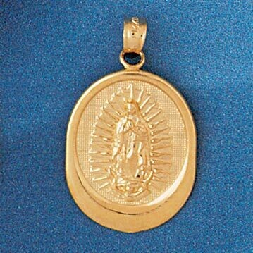 Dazzlers Jewelry Jesus Christ Pendant Necklace Charm Bracelet in Yellow, White or Rose Gold 7738, M…