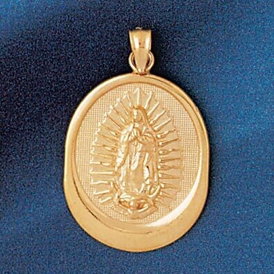 Dazzlers Jewelry Jesus Christ Pendant Necklace Charm Bracelet in Yellow, White or Rose Gold 7737, M…