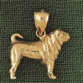 Dazzlers Jewelry French Bulldog Dog Pendant Necklace Charm Bracelet in Yellow, White or Rose Gold 2…